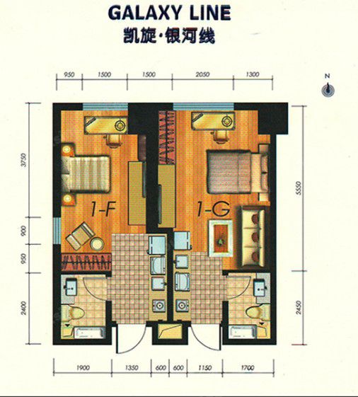 包頭裝修方案包頭凱旋銀河線35㎡